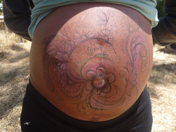 Pregnant Belly Art